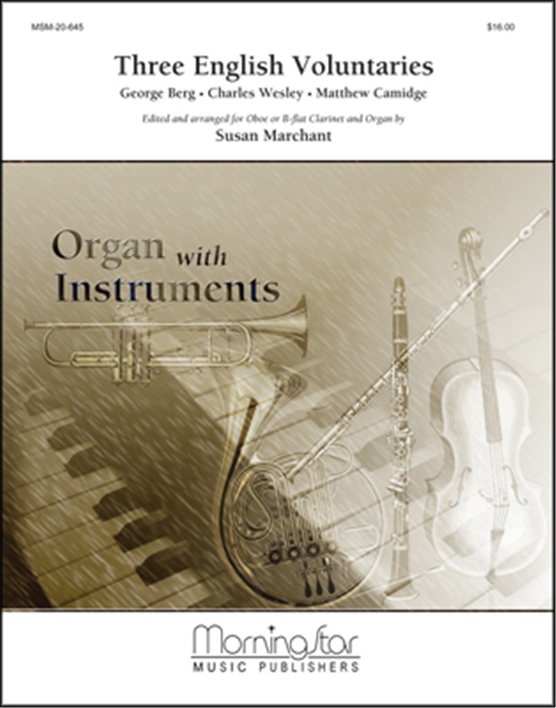 3 English Voluntaries Arranged for Oboe and Organ